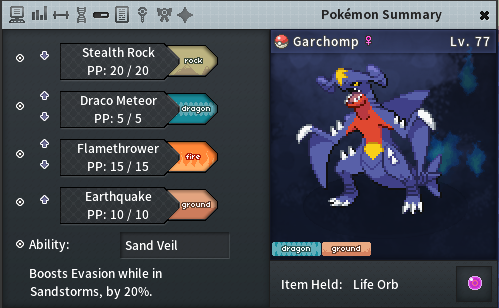 Garchomp Move