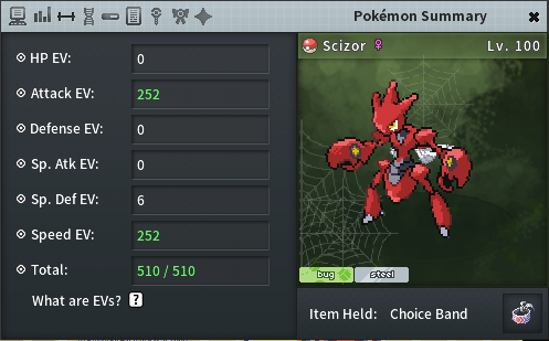 Scizor EV