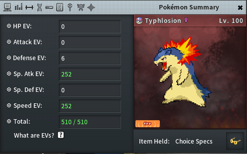 Typhlosion EV